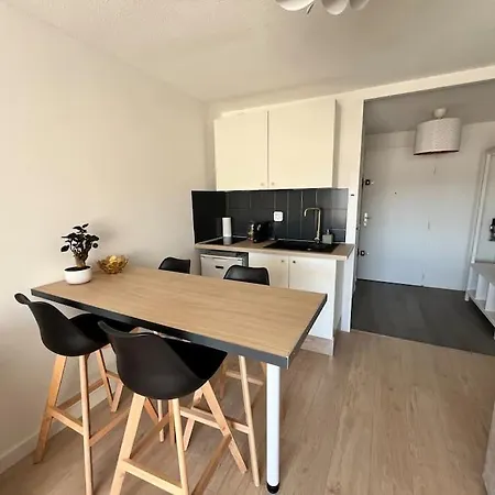 Studio Vue Mer Avec Piscine Et Terrain De Tennis Sausset-les-Pins Exterior foto