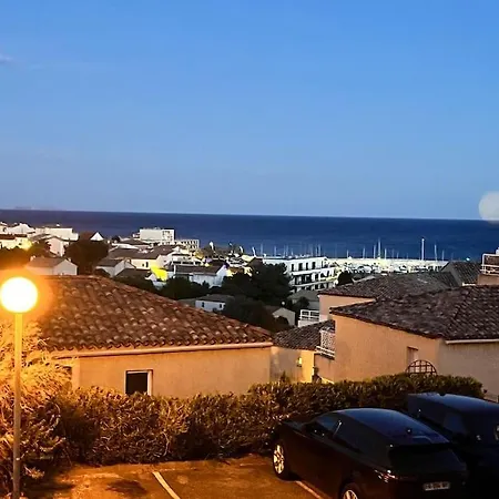 Studio Vue Mer Avec Piscine Et Terrain De Tennis Sausset-les-Pins Exterior foto